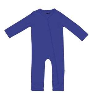 Kyte Baby zippered pajama Romper in Royal Blue- 12-18 months